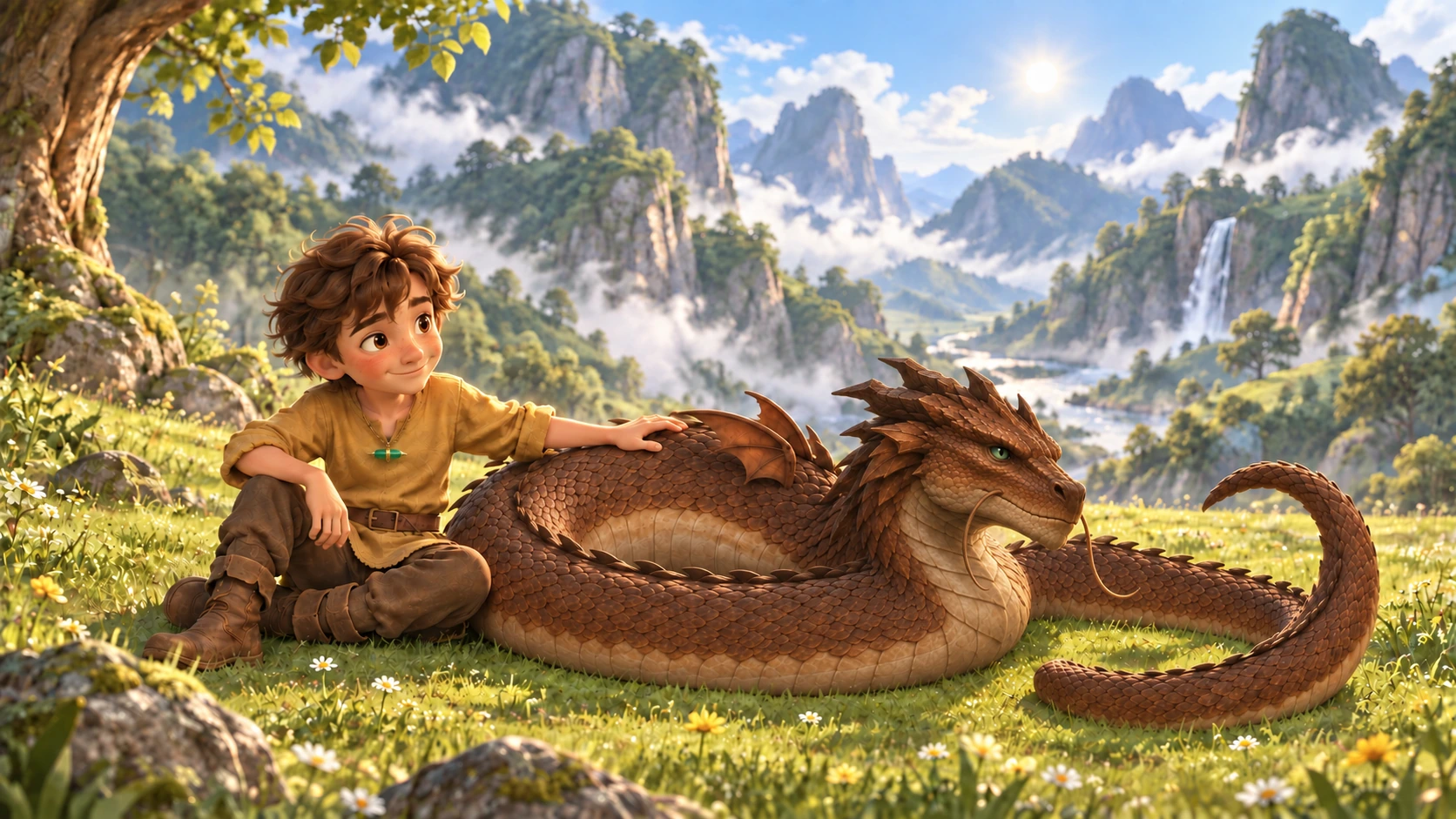 Drake and Worm in the Valley of Clouds